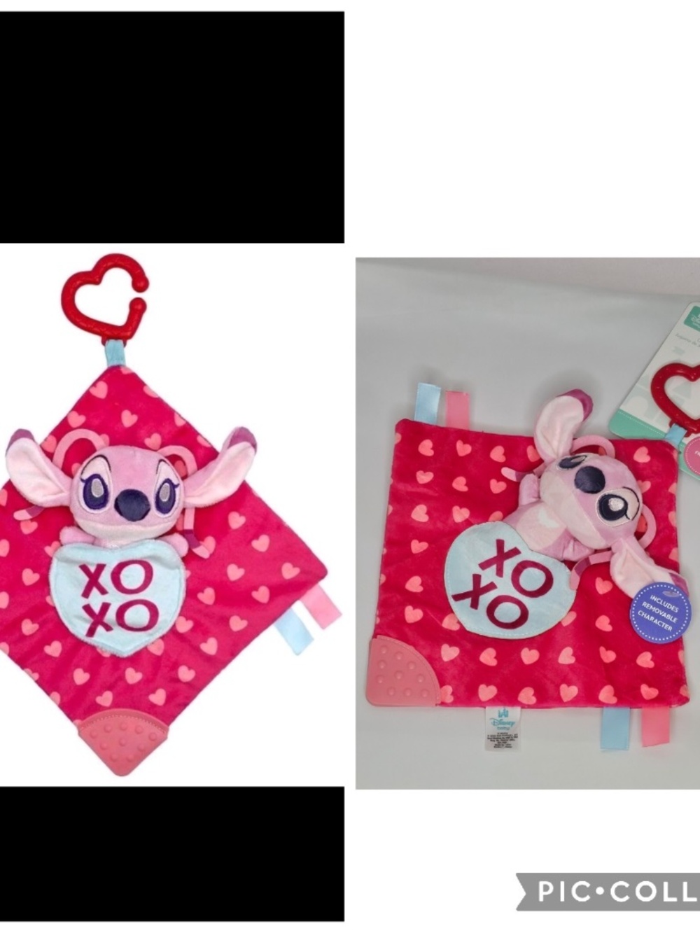 New Disney Baby Lilo Stitch Angel On The Go Activity Crinkle Toy Baby Teether